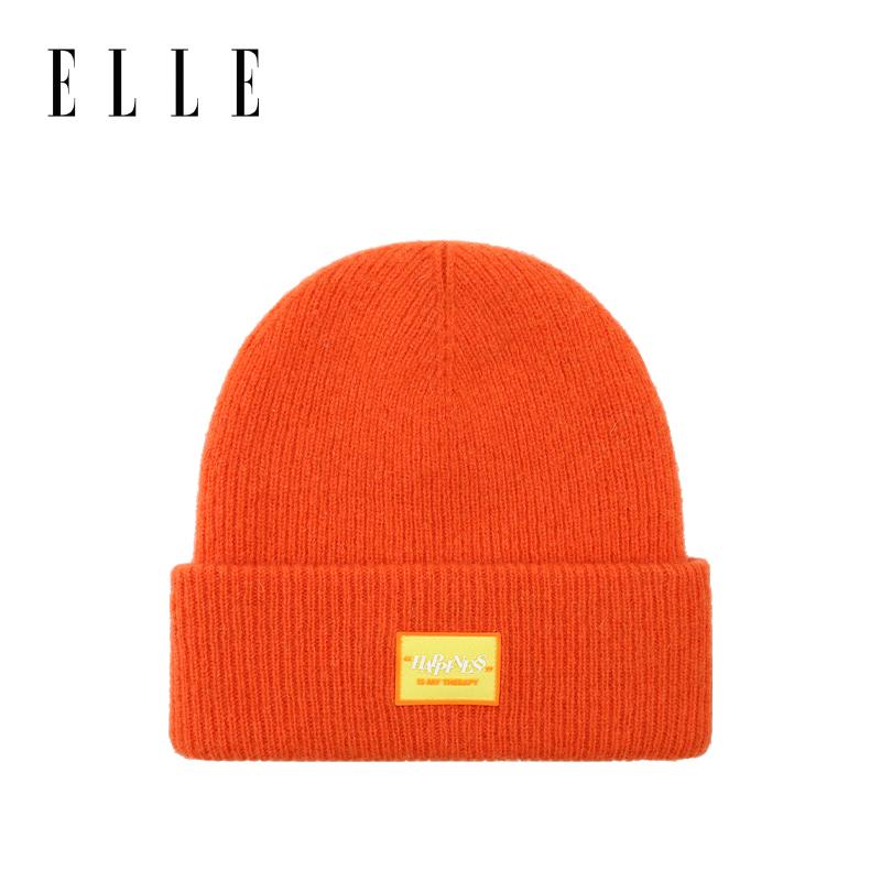 ELLE 100% Sheep Wool Children's Color Code Wool Knitted Series Collection Cold Hat/Scarf