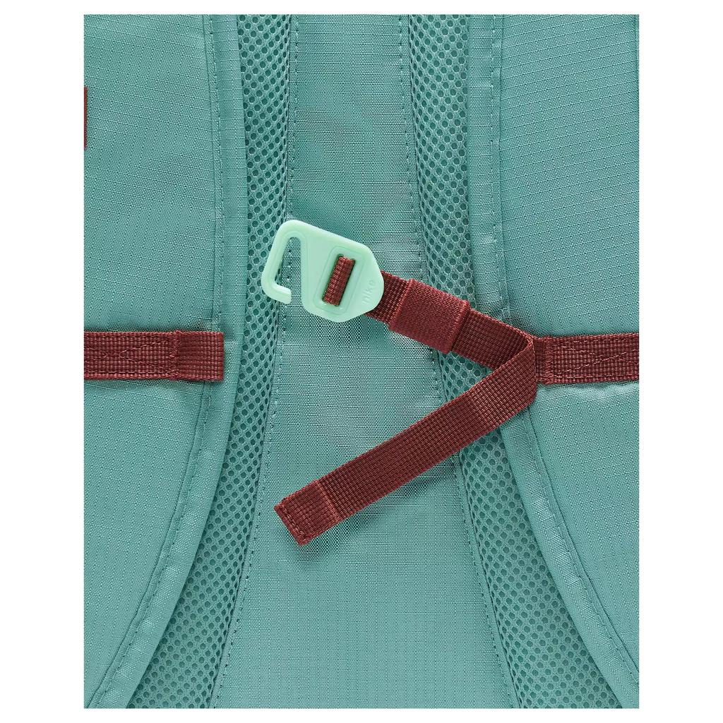 Nike Hayward 22L Fashion Commuter Letter Print Fabric Backpack Unisex Backpack Cannon-Gray Foam-Green Red-Brown HJ8200-017