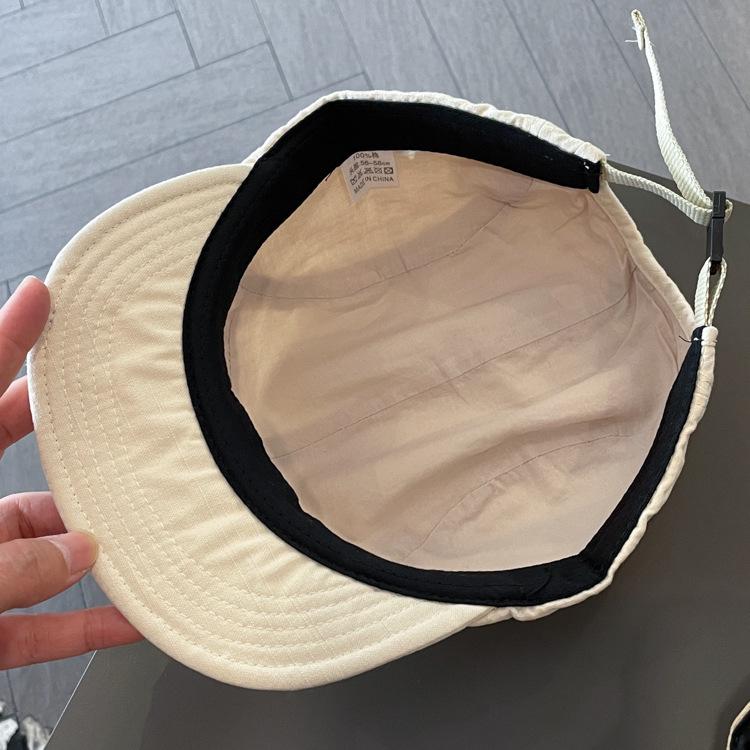 High-Quality Unisex Five-Panel Short-Brim Baseball Cap - Japanese Style, Street Sun Hat
