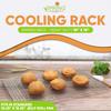 Spring Chef 10 x 15 Inch Stainless Steel Cooling Rack for Cooking & Baking - Heavy Duty Cookie Cooling Rack for Kitchen - Oven Safe - Fits Jelly Roll