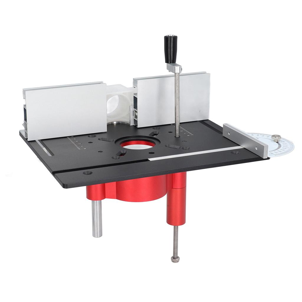 Router Lift System Electric Router Table Insert Plate Lifting Base Kit for Woodworking Chamfering Trimming