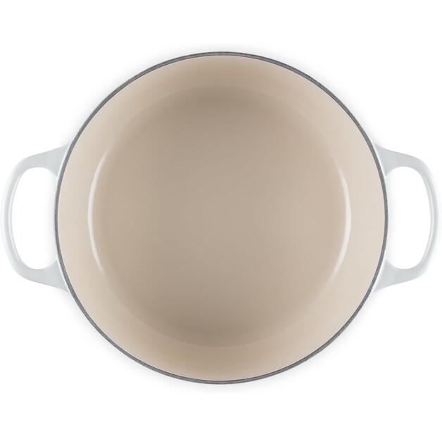 Жаровня Le Creuset Signature круглая 24 см безе 4,2 л (21177247164430)
