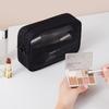 Zipper Cosmetic Storage Bag 1/2/3 Layers Perspective Makeup Bag Mesh Cosmetic Bags  Outdoor