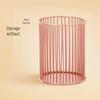 INS Style Metal Desktop Organizer: Multifunctional Pen, Stationery, Office Supplies, and Makeup Brush Holder