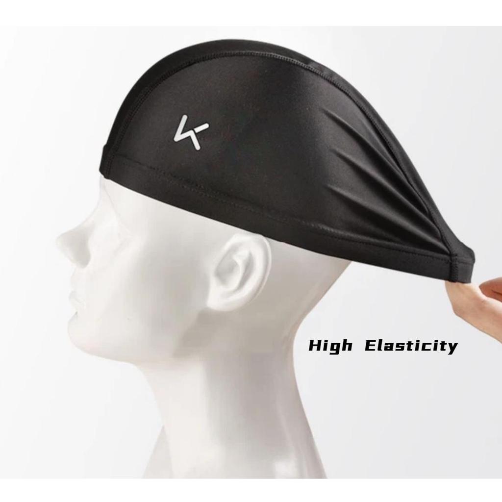 Keep PU Coated Swimming Cap, Waterproof, for Long Hair, Ear Protection, Large Size, Black