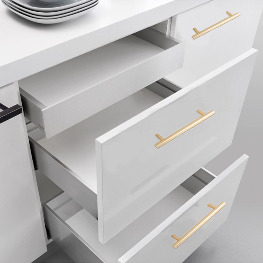 2pcs Stainless Handle Cabinet Drawer Closet Door Handle Wall Cabinet Handle Hollow Ple Furniture Hardware Accessories