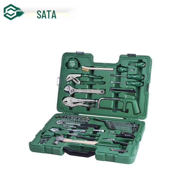 SATA 76-Piece Mechanic s Tool Set 1/4 & 1/2 Drive