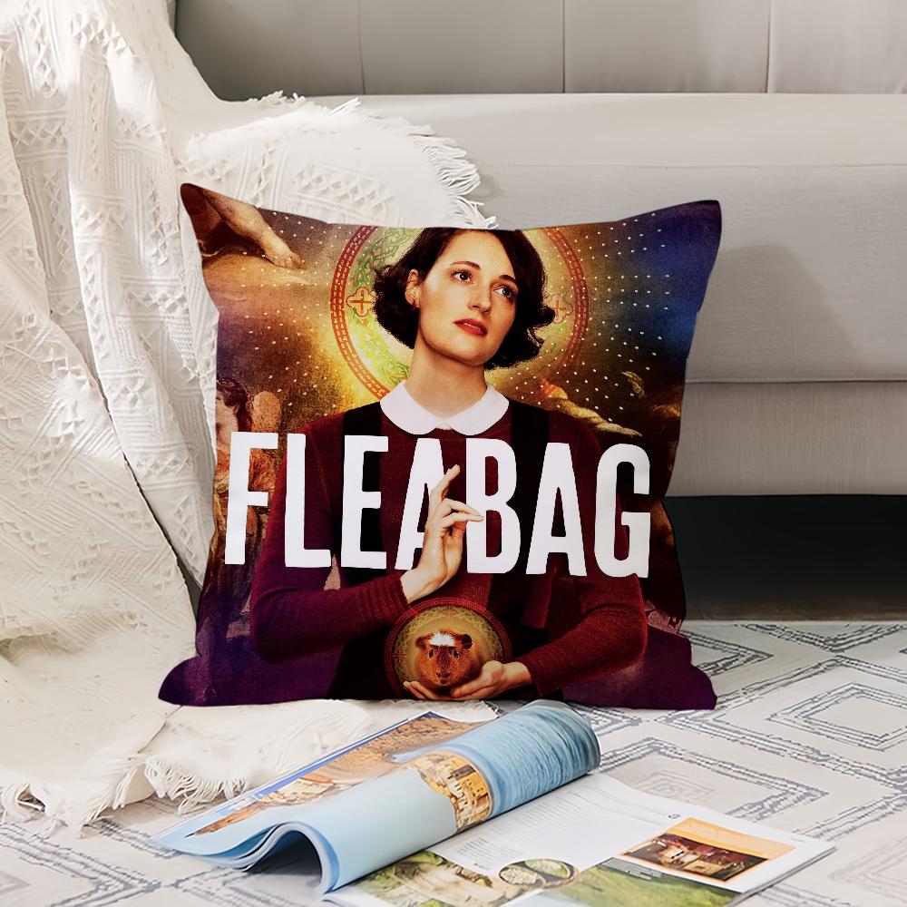 

Classic F-fleabag TV Show Pillow Case Office Cushions Suitable For Sofa Car Decorative Cushion Cover 12x12Inch
