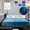 Warm and Thick Elastic Fitted Sheets Solid Color Adjustable Flannel Winter Mattress Cover Velvet Bed Linens 90/150/180/200 Sizes
