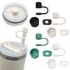 Silicone Straw Cover 3-piece Set Water Cup Accessories Reusable Straw Topper