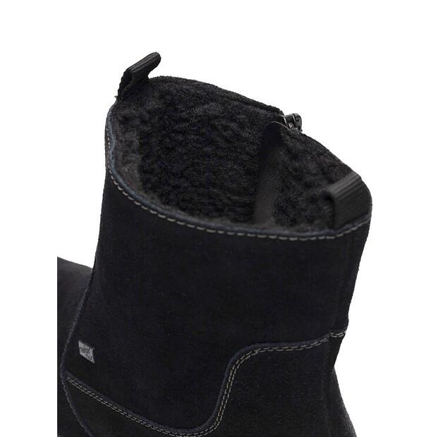 Rieker X8250-00 Black Ankle Boots