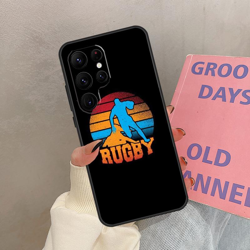 Rugby Case For Samsung Galaxy S25 Ultra S20 S21 S22 S23 S24 Ultra S9 S10 Plus S25 FE Cover Coque