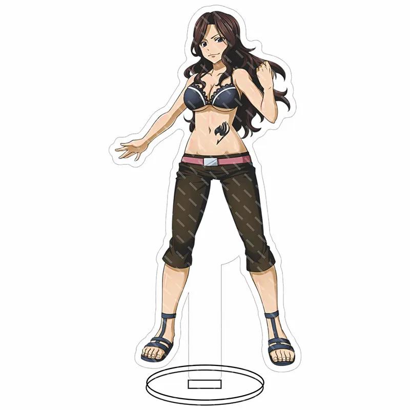 

Аниме Fairy Tail Акриловые Декоративные Поделки Игрушка 15 см Нацу Люси Хартфилия Коллекционные Фигурки Настольное Украшение Дома