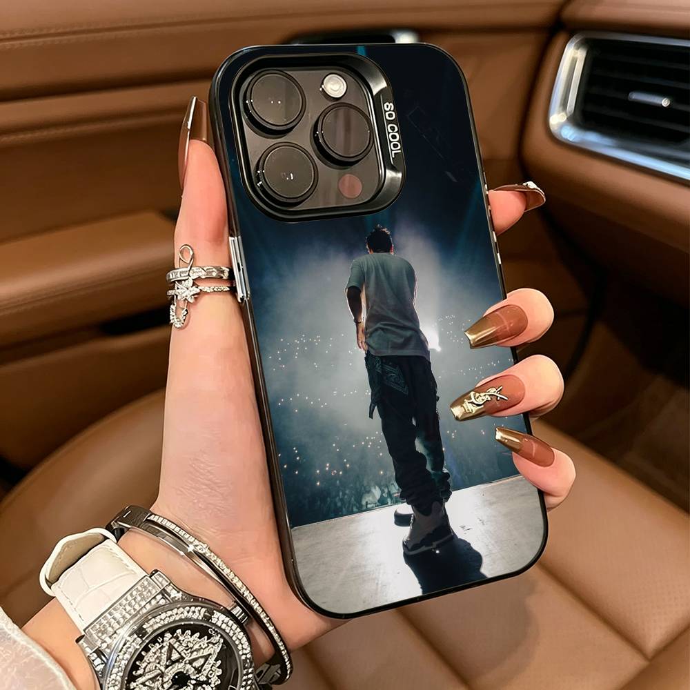 Singer M-Milo J Phone Case For iPhone 17,16,15,14,13,12,11 Plus Pro Max Colored Silver Phone Case iPhone11ProMax
