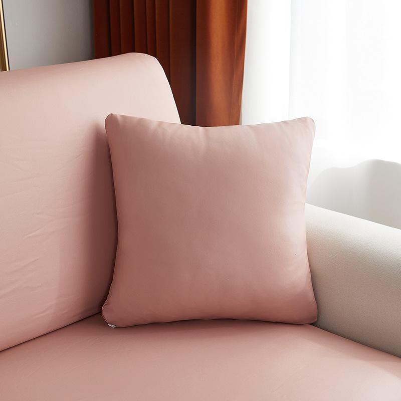 Pillow Cover 18x18 Inch Throw Faux Leather Pillow Covers, Square Modern Pillow Cases, PU Home Decorative Pillow Cushion Cover for Couch Sofa Chair Bed