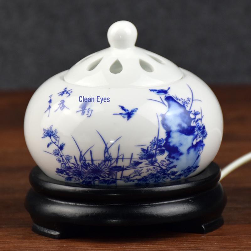 Adjustable Temperature Ceramic Incense Burner & Aroma Diffuser