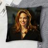 AAngelina jolie Doublesided Printed Square Decorative Cushion Cover for Sofa Living Room Home Decor
