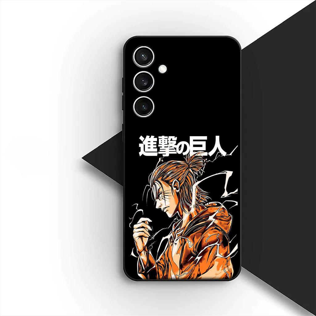 Levi Attack On Titan Eren Jaeger Phone Case for OPPO A80 A18 A16 A40 A17 A15 A38 A78 A79 A54 A57 A12 A60 4G 5G Protective Cover