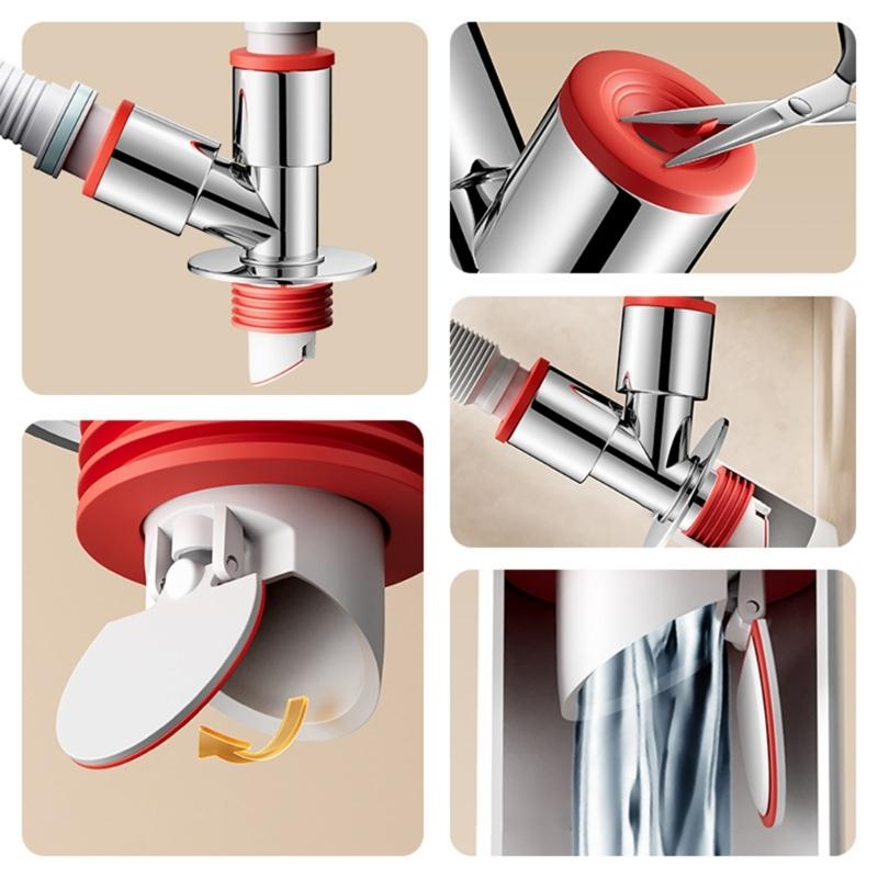 ABS Sink Pipe Connector Odor Trap Kitchen Sink Pipe Connector Bathroom Accessories for Maintaining a freshes  Kitchen