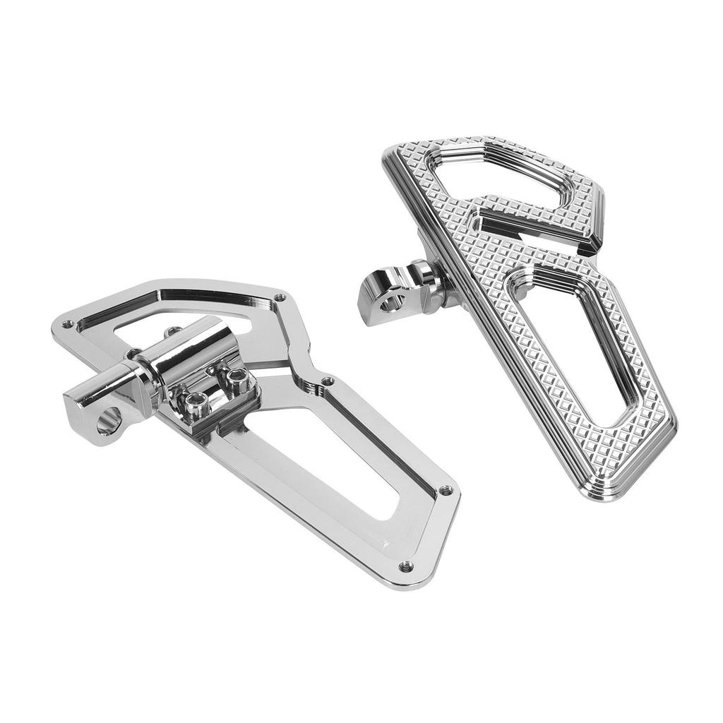 Empire Knight Rear Passenger Footpegs: Motorcycle Accessories for Universal Harley Models