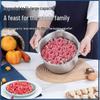 Stainless Steel 5L Automatic Meat Grinder & Multifunctional Food Processor
