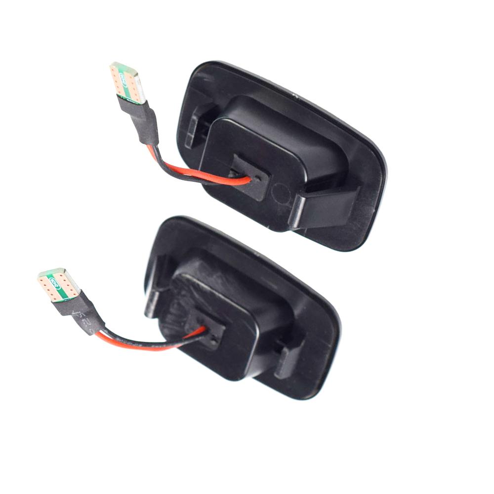 2Pcs For Toyota Landcruiser 70 80 100 Series Dynamic LED Side Marker Fender Lights Flowing Turn Signal Light Side Repeater