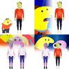 Unisex Smiling Friends 2 Character Cosplay Costume Perfect For Anime And Game Events