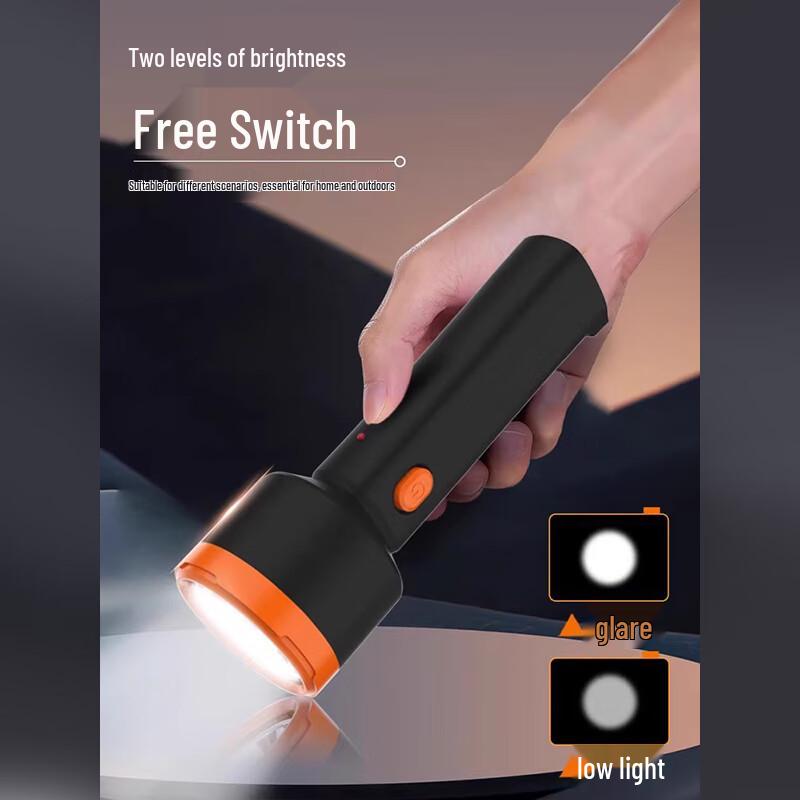 Black Scorpion KM-8910 Rechargeable LED Flashlight