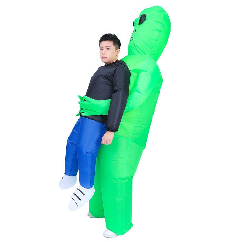 Halloween Inflatable Alien Cosplay Prank Costume - Alien Hugging Ghost Style
