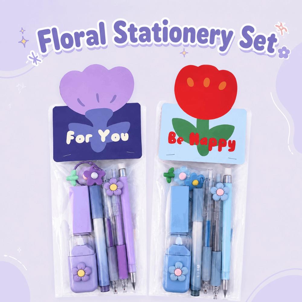 8-in-1 Stationery Kit Complete Stationery Gel Pen Practical Sticky Notes  School Supplies