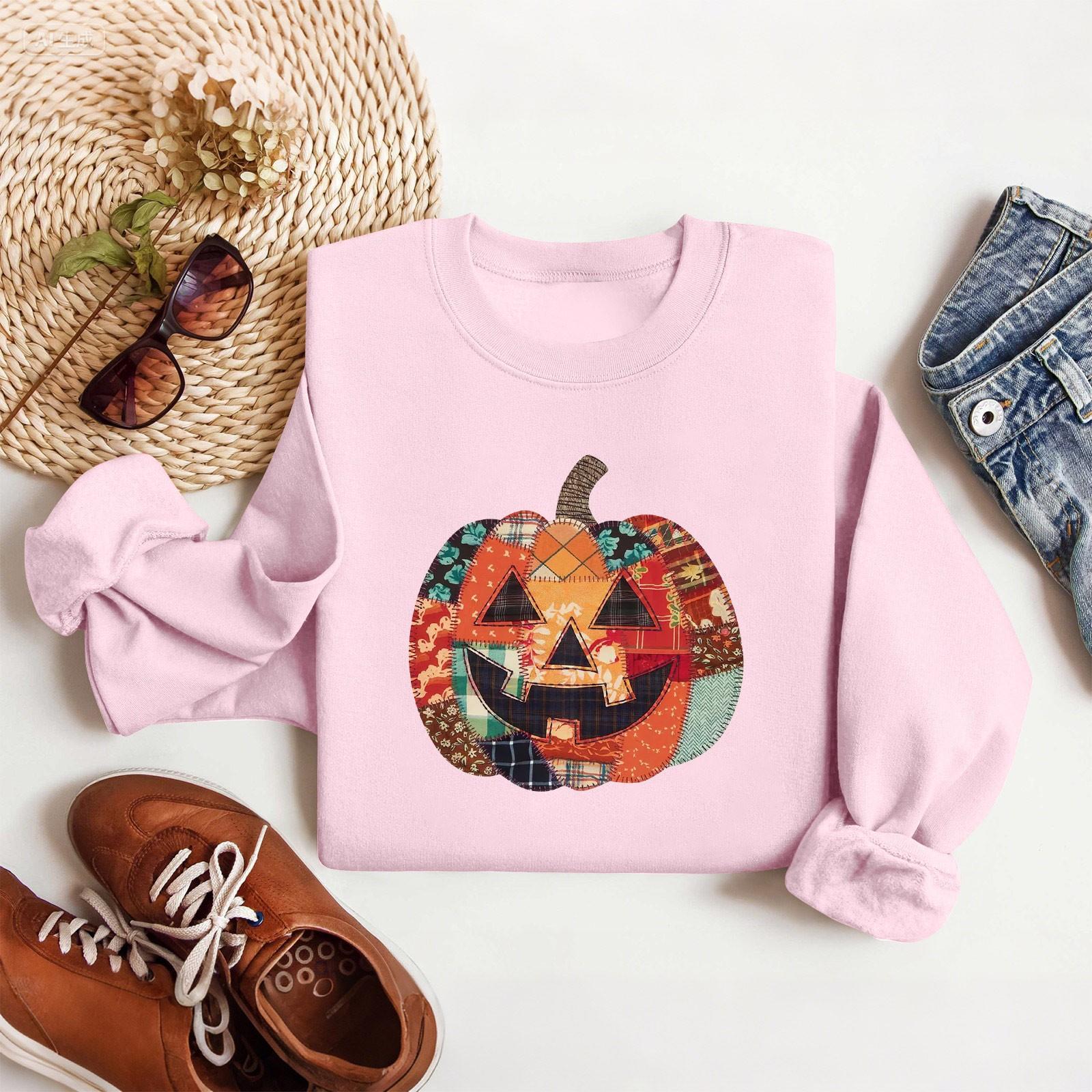 

Женские топы Женский свитшот с длинным рукавом Повседневный с круглым вырезом Свободного кроя Пуловер Флисовые топы XL розовый