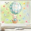 2026 Easter Electrostatic Spring Basket Window Stickers for Mall Decor