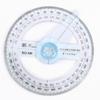 Portable Round School 360 Degree Office Ruler Pointer Measuring Tool Protractor