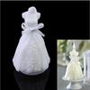 Candle Decoration White Romantic Elegant Boxed Bridal Bride Gown Dress Design Candle Wedding Party Home Decor Wedding Decoration