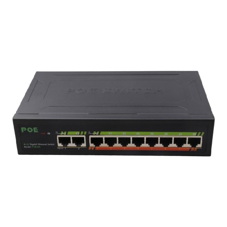 

10 Port Gigabit Ethernet Switcher 1000Mbps for Space Saving Installation Featuring Fanless Operation in Dense Networking 1