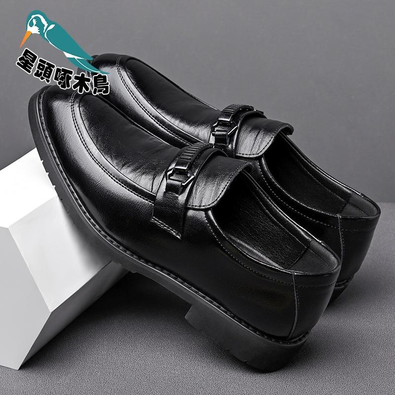 

First layer cowhide 2025 summer genuine leather fashion glossy breathable casual soft sole leather men s leather shoes 44