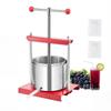 Fruchtweinpresse Manuelle Presse für die Weinherstellung 1,6 Gal/6L Edelstahl