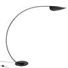 Nordic designer LED floor lamp creative black parabolic fishing light living room study home decoration bedroom reading light
