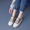 Casual White Shoes Loafers Leather Flat Single Shoes