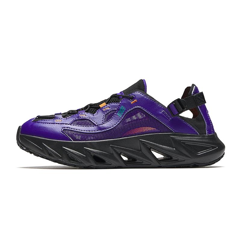 Anta Wuyi Stream Hiking Shoes Summer 2026 Outdoor Functional Shoes Kids shoes Black Purple 922626650-3 35.5