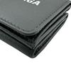 BALENCIAGA 551921 Compact wallet leather Every day Tri-fold wallet Dark gray leather Used