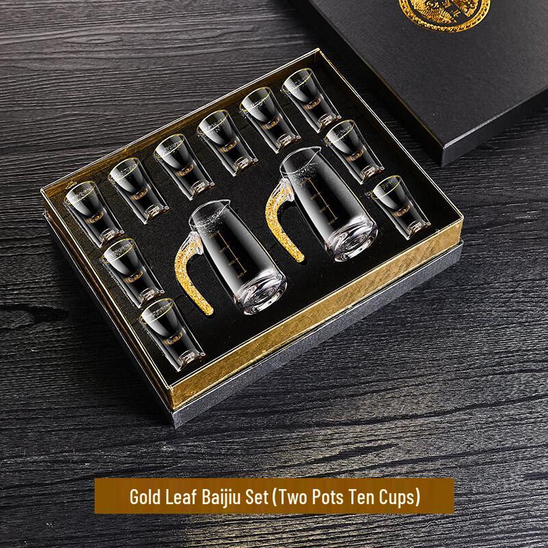 Подарочный набор: Роскошный рюмка и декантер для байцзю