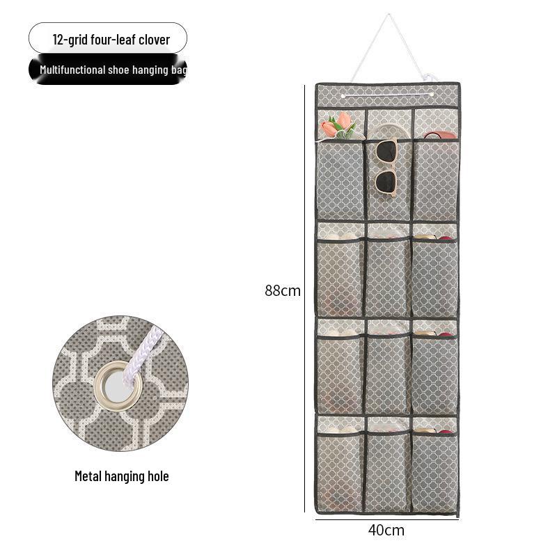 Over-the-Door Multi-Layer Shoe Hanging Organizer for Dorms