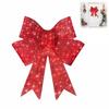Christmas Decorations, Christmas Bow Decoration, Large Christmas Bows Outdoor, Christmas Bows Comes With Adhesive Backing
