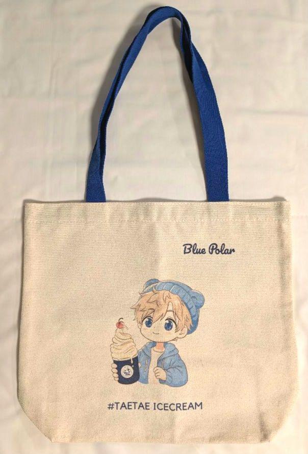 

[USED] Blue Polar Tote Bag (BTS V Design)