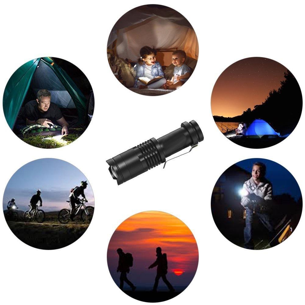 Portable Mini Handheld Powerful LED Tactical Pocket Flashlight Bright