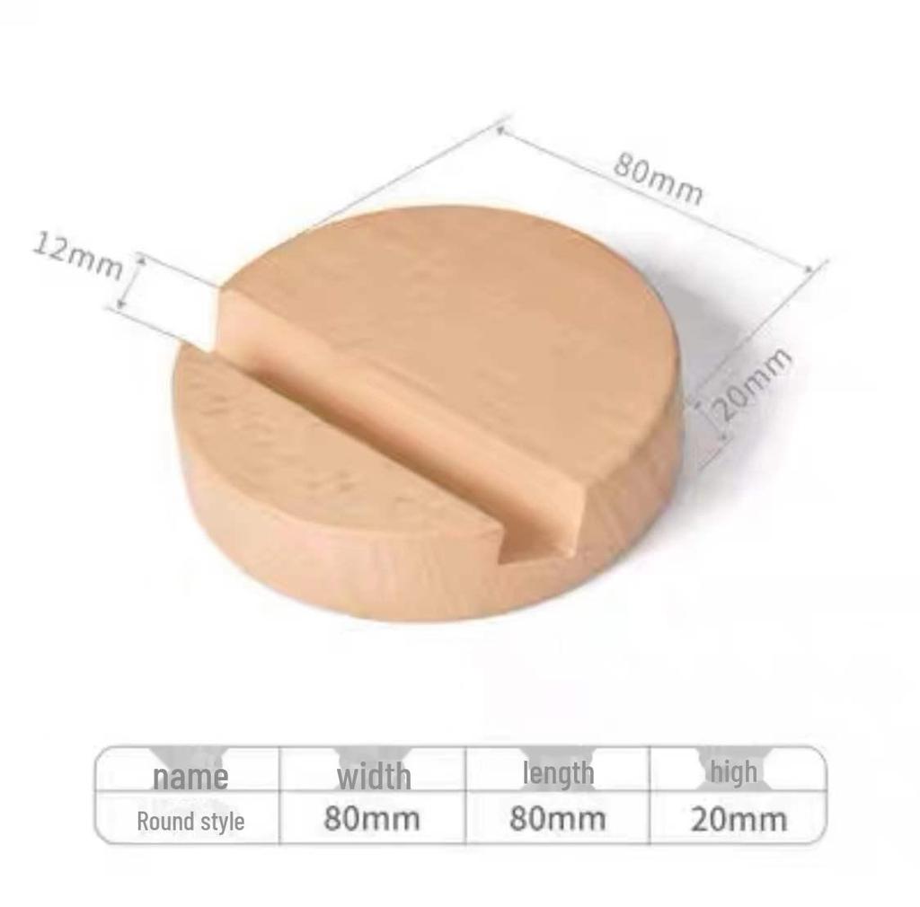 Bamboo Wood Phone Amplifier Stand: Universal Mobile and Tablet Holder