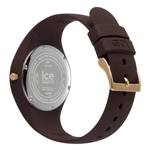 Ice-Watch Sunset Ladies Wristwatch 024986 Dark Chocolate Small Plus 37mm 3 Hands