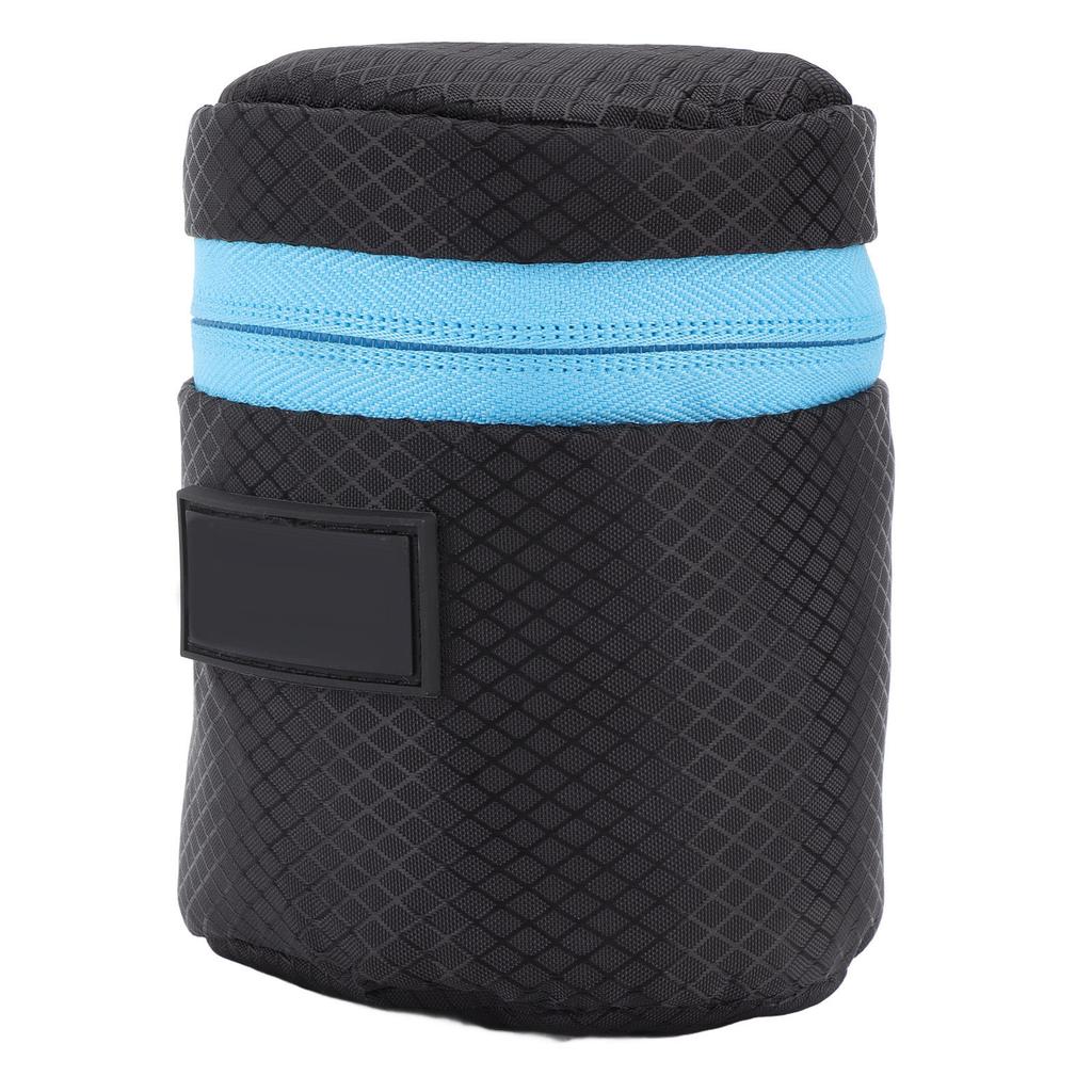 Camera Lens Protective Pouch Neoprene Waterproof Lens Case Bag with Zipper for DSLR Camera