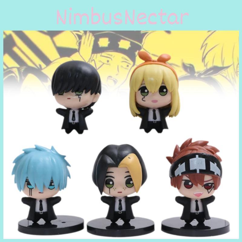 Magic Mashle 5pcs And Muscles Action Figure Decor Doll Anime Toy Collectible